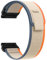 ZoRoll 26mm QuickFit Armband für Garmin Tactix 8 51mm/Fenix 8 51mm/7X/6X GPS/6X PRO/5X/5X Plus/5X GPS, Elastisch Nylon Ersatzarmband für Garmin Enduro 3/Epix Pro/tactix 7 Pro - Orange&Beige