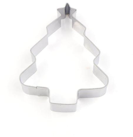 Weihnachtsbaum-Ausstecher, Edelstahl, Keksausstecher, Plätzchenform, Küchen-Backwerkzeuge