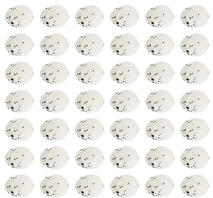 Warmhm 50 StüCk Wachteleier Dekoration Gefleckte Ostereier-Dekorationen Mini-Vogel-Eier Aus Schaumstoff FüLlmaterial FüR OsterköRbchen Ostern Kinder Kunsthandwerk Partygeschenke