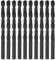 sourcing map 10pcs Jobber Drill Bits 7mm (9/32) Nitride Coated High Speed Steel (HSS) 4241 Twist Drill Bits for Stainless Steel Copper Aluminum Alloy Metal Wood Plastic, Black