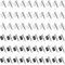 Littlegaofeithing lot de 60 Taquet Étagère,Supports d'étagère à vis Autotaraudeuses avec 60 capuchons en plastique,pour Meubles, Placards, Bibliothèque(Argent)