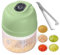 Elektrisch Knoblauchhacker,250 ML Zwiebelschneider Zwiebelhacker Mini Chopper Multizerkleinerer Knoblauchpresse mit 3 Scharfen Klingen für Fleisch,Zwiebeln,Knoblauch,Obst,USB Wiederaufladbare