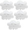 5 Stück weiße Wolkenballons, Folienballons, Babyparty-Ballons, süße Ballons, Partyballons, Partydekorationen, Kinderballons, lustige Ballons