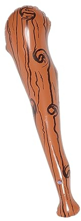 GARVALON Aufblasbares Schlägerspielzeug Aus Pvc Holzmaserung Sport-jubelstab Für Jungen Und Mädchen