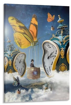 Salvador Dali Wandkunstdrucke, Poster, Gemälde, Leinwand, Wandkunst, Wohnzimmer, Poster, Gemälde, 60 x 90 cm, 2 Stück