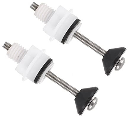 QUMIIRITY 2Stücke Toilettensitz Langlebige Ersatzteile für Einfache Installation und Stabile Befestigung von Wc Sitzen