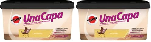 TITANLUX Tn.una Capa Ocre Medio 4l (Paquete de 2)