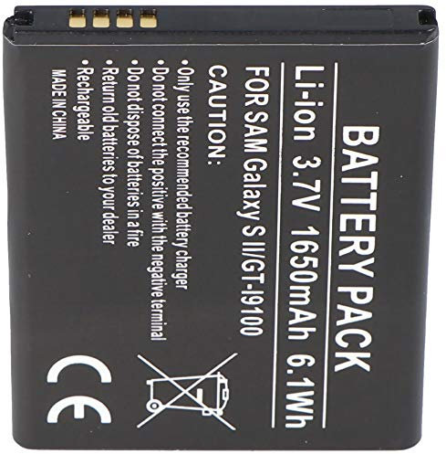 Akku kompatibel mit Samsung Galaxy S II I9100, EB-F1A2GBU, 1650mAh Li-Ion Akku