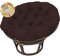 Yadlan Papasansessel Kissen Outdoor Sitzauflage, Polster für Papasansessel, Wasserdicht Verdicken Schaukel Hängekorb Sitzkissen Indoor und Outdoor(Size:90 * 90cm,Color:Dunkelbraun)