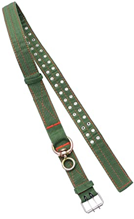 TOPBATHY Tierkragen für Kuh und Pferd, Metall, Grün, 1 Stück