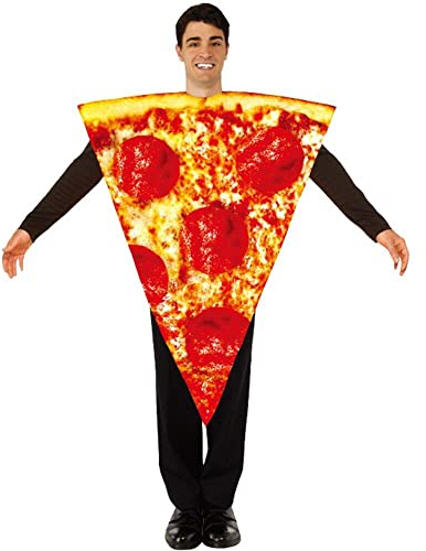 Adults Realistic Pizza Costume Funny Food Costume Fancy Dress for Halloween Dress Up Party and Roleplay Cosplay