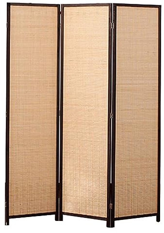 DAGROD 3/4/5/6 Panel Wooden Slat Room Divider/partition/privacy Screen, Bamboo Foldable Partition Screen Panel, Mobile Area Corner Furniture Partition Blind (Color : 3-Panel, Size : 150cm(4.9ft))