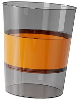 MagiDeal Poubelle Poubelle Légère Poubelle Seau Poubelle Poubelle Ronde Poubelle pour Ménage Dortoir Maison Cuisine, Orange