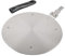 LDHHYH Induktion Adapterplatte 24cm Induktionsadapterplatte, Induktion Adapter mit Abnehmbarem Griff, Induktionsadapter Edelstahl Adapterplatte für Induktionskochfeld für Milch, Kaffee, Kochgeschirr