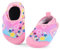 MASOCIO Badeschuhe Kinder Mädchen Wasserschuhe Aquaschuhe Schwimmschuhe Baby Strandschuhe Badesocken Strandsocken Aquasocken Schwimmsocken Kleinkind Rosa 2 (Herstellergröße: CN 26/27) EU 23/24