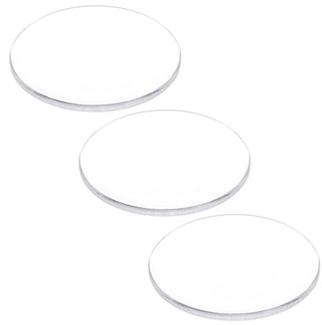 QUARKZMAN 3 Stück Uhrenglas 27,5mm x 1,5mm (Ø *Dicke), Einzel-Dom Runde Klarer Kristalllinse Uhren-Ersatzteile Uhrenglaslinse für Uhrmacher-Reparatur