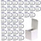 AL PRODUCTION Juego de 36 tazas de sublimación con caja, tazas blancas de 330 ml de cerámica para café, té, leche, apto para impresión por sublimación (azul, 36 unidades)