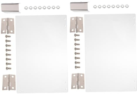 OKUMEYR 2pcs Door Panels For Commercial Popcorn Makers Automatic Popcorn Machine Protective Replacement Parts Accessories 29x21.5cm