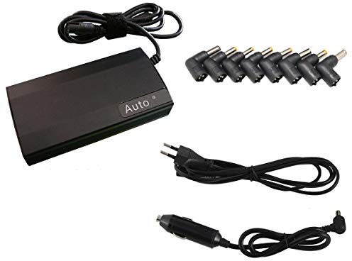 KALEA-INFORMATIQUE Alimentation Universelle pour PC Portables Secteur 220V et Allume Cigare 12V. Puissance 120 Watts, réglage Automatique de la Tension