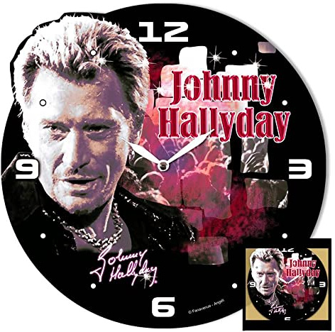 JOHNNY HALLYDAY - Pendule - Horloge Johnny
