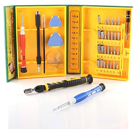 Slabo Universal Werkzeugset 38-teilig für Smartphone/Handy/Laptop/PC/iPhone/MacBook Schraubendreher Set Repair Tool Kit