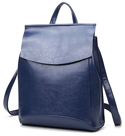 DokinReich Retro Rucksack Damen Schultertasche Echtleder Vintage Premium Büffelleder Freizeit Shopping Uni Schule 24 x 30 x 10 cm