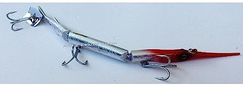 ARTIFICIALE PESCA TRAINA ESCA SPIGOLA DENTICE RICCIOLA SERRA AGUGLIA SNODATA STRIKE PRO (col.1)