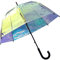 happy rain Automatik Glockenschirm Transparent Bunt