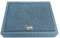 HAB & GUT -BOX041- Schmuckbox mit Spiegel Blue Ornament 25 x 20 x 5 cm