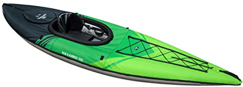 Aquaglide Navarro 110 Cabrio aufblasbares Kajak mit Drop-Stitch-Boden, grün