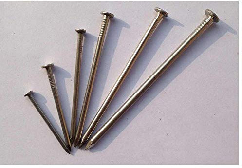304 316 Stainless Steel Round Nails Yuan Nails Foreign Nails Iron Nails Round Nails 1 inch 1.5 inch 2 inch 2.5 inch 3 inch-2.5 inch 65mm Length (316 Material) 1kg