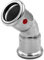 SANHA-Therm (Serie 24000) C-Stahl Pressfittinge SA, V, M-Profil Bogen 45°C Innengewinde - Innengewinde (15)