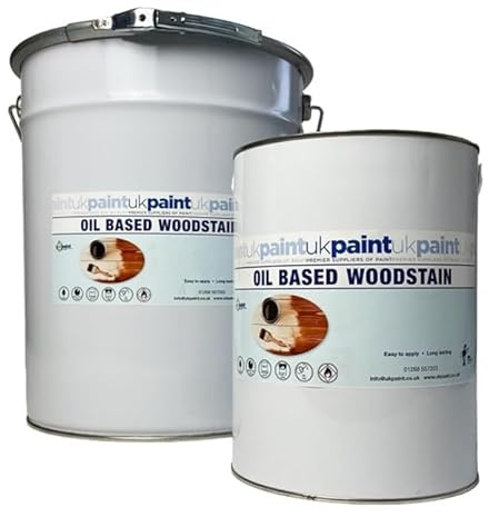 UK PAINT - Exterior Woodstain - 5L - Light Oak
