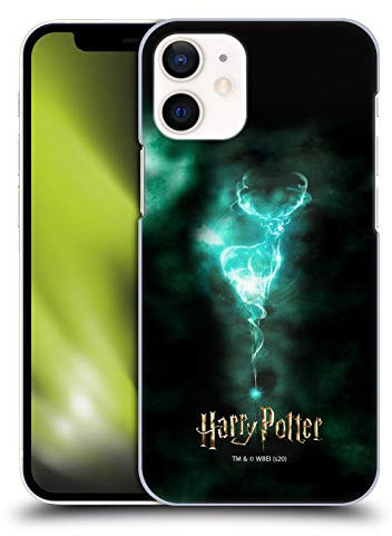 Head Case Designs Offizielle Harry Potter Stag Expecto Patronum Deathly Hallows XXXV Harte Rueckseiten Handyhülle Hülle Huelle kompatibel mit Apple iPhone 12 Mini