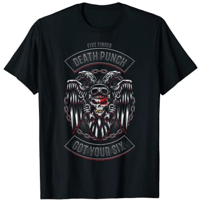 5FDP - Biker Badge - Got Your Six T-Shirt