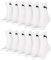 PUMA unisex Sportsocken Tennissocken Kurzschaft Short Crew 231011001 12 Paar, Farbe:Weiß, Menge:12 Paar (4x 3er Pack), Größe:35-38, Artikel:-300 white
