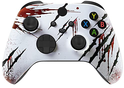eXtremeRate Front Gehäuse Case für Xbox Series X/S Controller, DIY-Ersatz Frontplatte Hülle Skin Shell Cover Set für Xbox Core Controller Model 1914(Wild Attack)-KEIN Gamepad