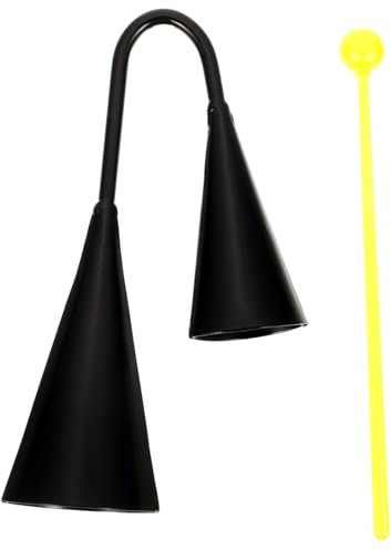 TOYANDONA Kuhglocken Aus Metall Für Jungen Und Mädchen Doppelglocken Musikinstrument Klassenzimmerspielzeug