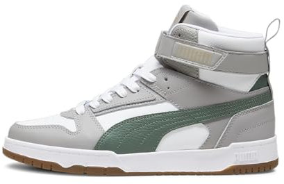 PUMA Unisex Rbd Game Sneaker, Puma Weißer Eukalyptus, Beton, Grau, PUMA Gold, 42.5 EU