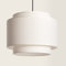 LEDKIA LIGHTING - Hängeleuchte Arija | Vintage Design | Vielseitige Beleuchtung | E27 Fassung | Ideal für Esszimmer, Schlafzimmer, Küchen, Beige, Metall