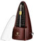 TERENCE Mechanisches Metronom für Klavier Gitarre Bass Violine Bass Metronom mit hoher Präzision Traditionelle Pyramide für Anfänger Erwachsene und Kinder Holzfarbe