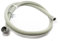 DEKAROX Tubo di scarico, 1,8 m, 30/20 mm, angolato/dritto, per Indesit Ariston C00054869 Whirlpool Bauknecht 482000022642, per lavatrice e lavastoviglie