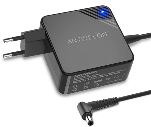 ANTWELON Alimentatore 65W 45W Caricatore Portatile per Lenovo IdeaPad 14 15 17 330 330S 510 510s Flex 4 5 6 Yoga 710 20V 3,25A Caricabatterie 4,0 * 1,7mm Charger Adattatore