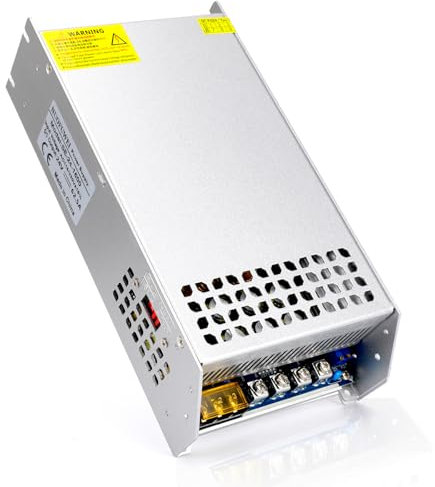 NUOFUWEI DC 24V 62.5A 1500W Alimentation Transformateur 220V CA à CC 24V 62.5A Convertisseur Alimentation 24V 1500W pour Moniteur LCD Caméra Sécurité CCTV Stéréo Voiture et Autres 24V Appareils