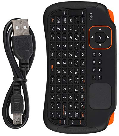 Leapiture 2,4 G Kabellose Tastatur, USB-Tastatur-Fernbedienung, 83-Tasten-USB-Mini-Tastatur Mit Touchpad Für Gaming, HTPC-Steuerung, Mobile Gerätesteuerung