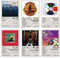 TUOCYERD Kanye West Poster, Set mit 6 Albumcover-Postern, Musikposter für Zimmer, ästhetisches Musikalbum, Wandkunst für Teenager, Raumdekoration, 20,3 x 30,5 cm, ungerahmt
