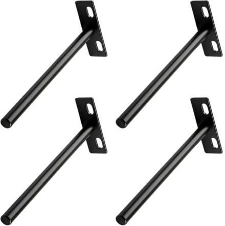 FEEIMOL 4 Stück Unsichtbare Regalträger Schwebende Regalhalterungen T-Förmig Regalbodenträger Schwerlast Regalhalterung für Wandmontage Dekoration Kabinett Möbel 170mm