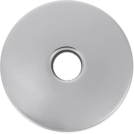 Edelstahl Rundrosette 3,5 Zoll für Wandflansche, Silber