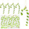 8Stck Glitzer Zuckerstangen Weihnachtsbaum Deko Grasgrün,13CM Zuckerstangen Deko Weihnachten Anhänger Christbaumschmuck Grün Weihnachtsbaumanhänger Zuckerdekor Weihnachtsdekoration Baumschmuck