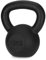 4FIZJO Kettlebell aus Gusseisen, 12 kg, Schwunghantel für Fitness, Kraft und Ausdauertraining, Kugelgewicht, Rundgewichte für Zuhause, Turnhalle, Gewichte Bodenschonende - Kugelhantel, Farbe: Schwarz